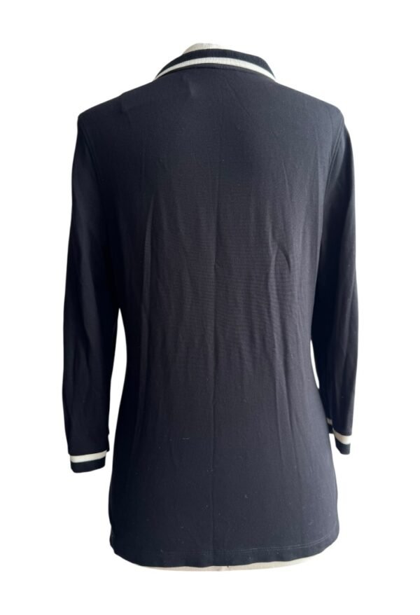 CAROLINA HERRERA - POLO BOTON JOYA BLCK-WHITE - Image 3